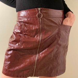 Wild Fable Burgundy Skirt